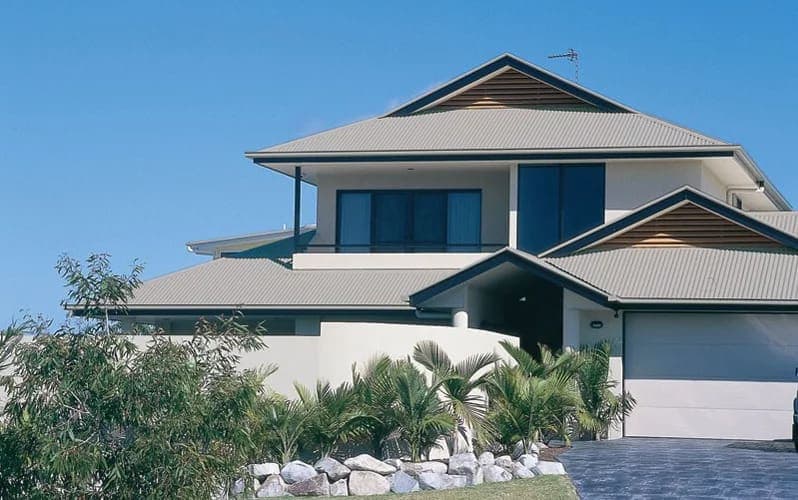 Steel roof installation