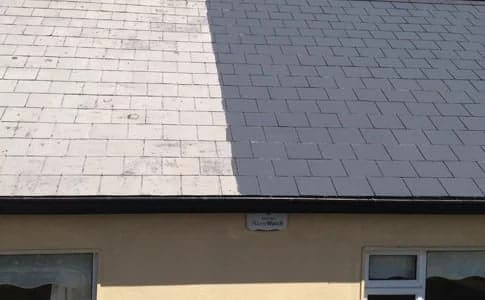 Roof after resurfacing - like new appearance