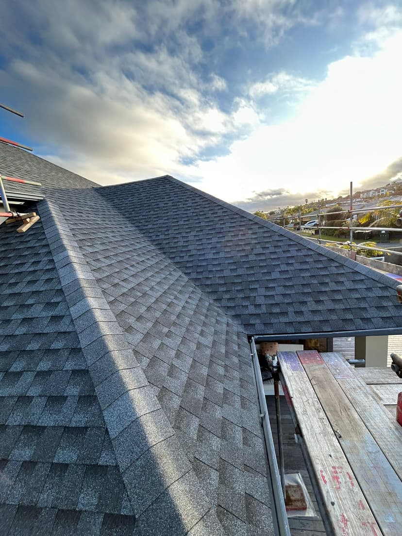 Asphalt shingle installation project 1