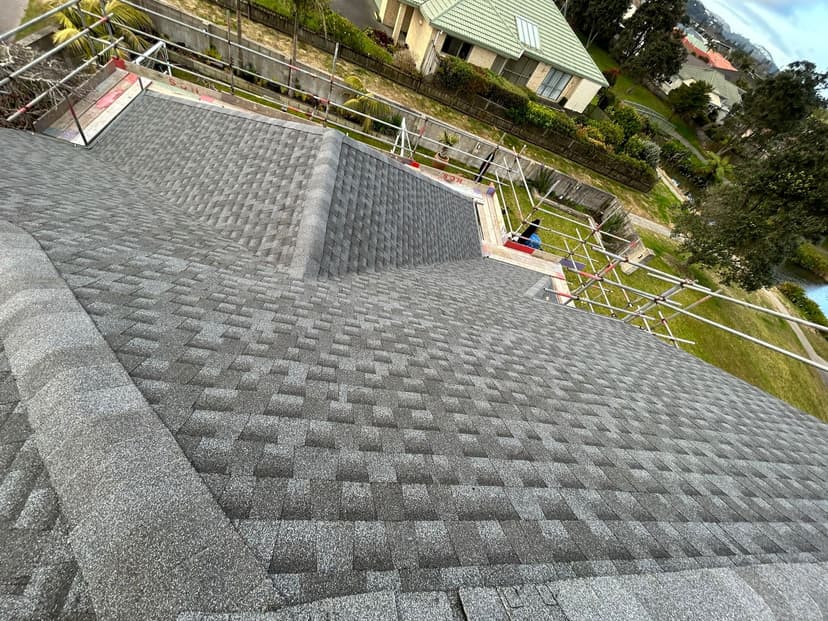 Asphalt shingle installation project 3