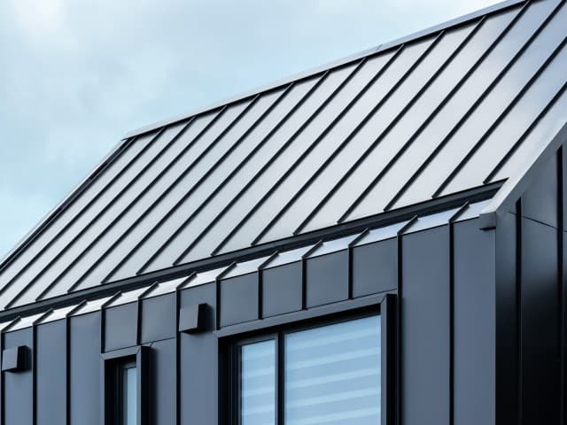 European angle seam residential roofing