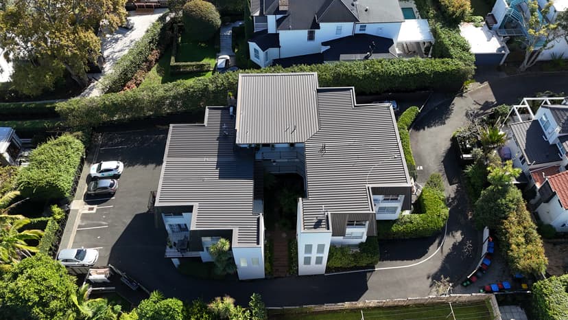 Steel residential roof installation